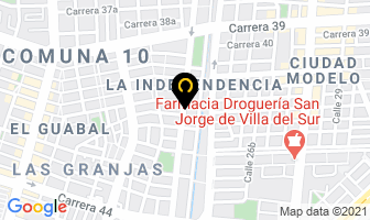 Mapa de C.i Exportadora Internal De Confecciones en Cali