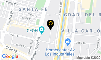Mapa de C.i. Inverfrío Ltda. en Medellín