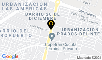 Mapa de C.i Negocinter Ltda. en Cúcuta