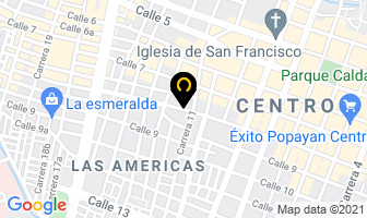Mapa de Ci Prof en Popayán