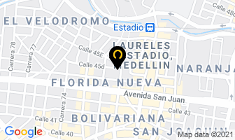 Mapa de C.i. Representaciones Jfs en Medellín