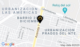 Mapa de C.i. Rocoldex E.u. en Cúcuta