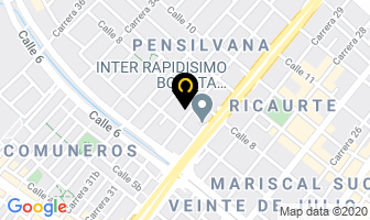Mapa de Cia Remesando De Carga Ltda. en Bogotá D.C