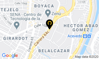 Mapa de Ciagen S.a. en Medellín