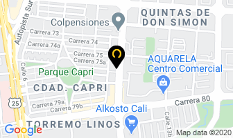 Mapa de Ciber Equipos Ltda. en Cali