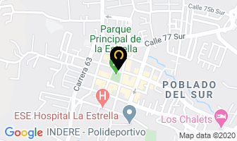 Mapa de Ciber Pais en La Estrella