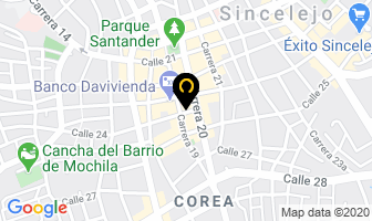 Mapa de Ciber Tienda Metrópolis en Sincelejo