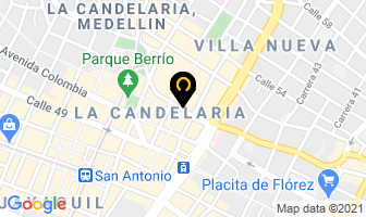 Mapa de Cibercolegio Ucn en Medellín