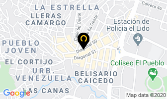 Mapa de Cibertel X5 en Cali
