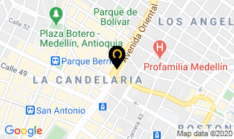 Mapa de Ciclo J en Medellín
