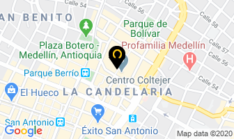 Mapa de Ciclón en Medellín