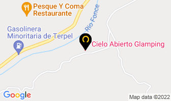 Mapa de Cielo Abierto Glamping en San Gil