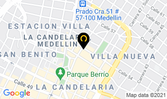Mapa de Ciencia Y Salud en Medellín