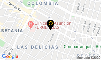 Mapa de Cientimédica Ltda. en Barranquilla