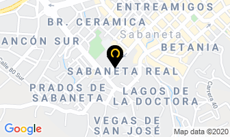 Mapa de Ciento Una Delicia en Sabaneta