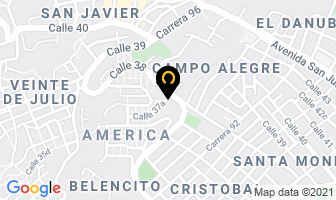Mapa de Cierrematic Ltda. en Medellín