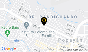 Mapa de Cifuentes Gutiérrez Walter Gerardo en Popayán