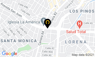 Mapa de Cigarrería América en Medellín