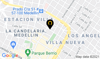 Mapa de Cigarrería La 56 en Medellín