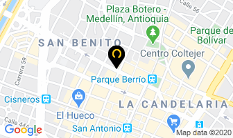 Mapa de Cigarreria Mazab en Medellín
