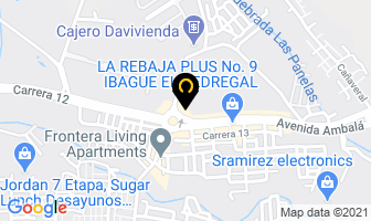 Mapa de Cigarrería Social en Ibagué