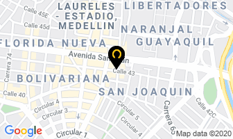 Mapa de Cinapef en Medellín