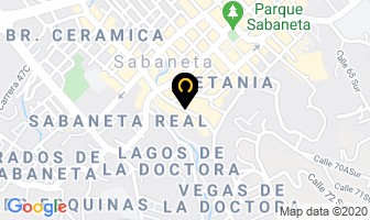 Mapa de Cinemas Procinal Ltda. en Sabaneta