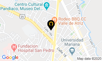 Mapa de Cinemas Valle De Atriz en Pasto