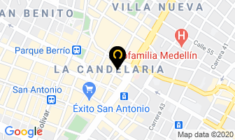 Mapa de Cinturones One Ltda en Medellín