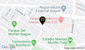 Mapa de Circulo De Viajes Universal S.a. en Ibagué
