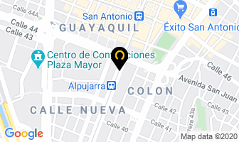 Mapa de Cirdecol en Medellín
