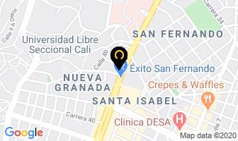 Mapa de Cirujano Hector Alzate en Cali
