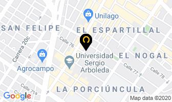 Mapa de Cirujano Plastico Hector Velasquez Arango en Bogotá D.C