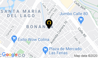 Mapa de Citerphone De Colombia Ltda. en Bogotá D.C