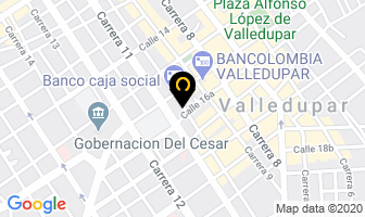 Mapa de Citi Colfondos S.a. en Valledupar