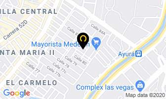 Mapa de Citricos Luis J en Itaguí