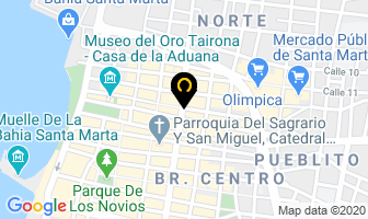 Mapa de City Cambios en Santa Marta