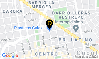 Mapa de City Cream en Cúcuta