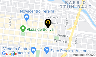 Mapa de City Hall Restaurante en Pereira