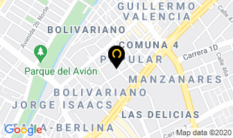 Mapa de City Net en Cali