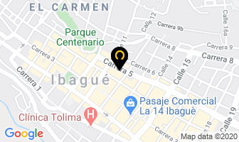 Mapa de City Opticas en Ibagué