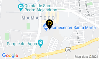 Mapa de City Park en Santa Marta