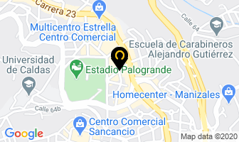 Mapa de Ciudad Sushi en Manizales