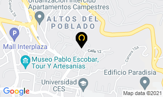 Mapa de Cl Cosmetics en Medellín