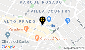 Mapa de Claris Plus en Barranquilla