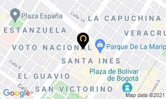 Mapa de Claros Castro Emerson en Bogotá D.C