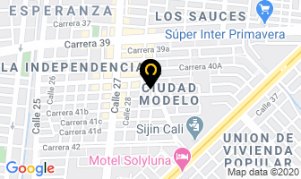 Mapa de Clases De Ingles Personalizadas en Cali