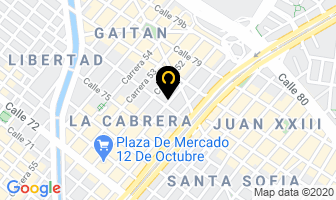 Mapa de Clásicos Imperio en Bogotá D.C