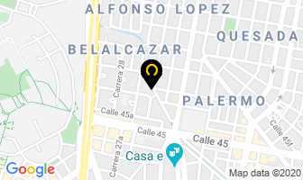 Mapa de Class Model's en Bogotá D.C