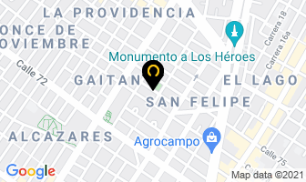 Mapa de Class Publicidad en Bogotá D.C